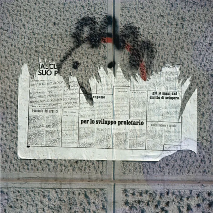 Nino Migliori, da "Manifesti Strappati", anni '70.